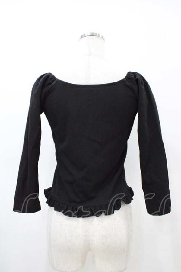 画像2: evelyn / 連ボタンプルオーバー Free ブラック H-26-03-02-1054-LO-TO-NS-ZH (2)