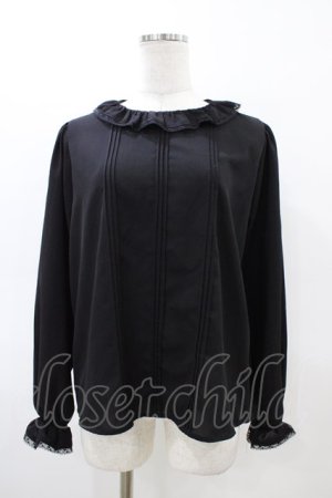 画像: an another angelus / タック使いシフォンプルブラウス Free BLACK H-26-03-02-1056-CA-BL-NS-ZH