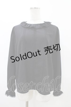 画像: an another angelus / タック使いシフォンプルブラウス Free BLACK H-26-03-02-1056-CA-BL-NS-ZH