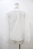 画像2: Lovely Tency / 眞白ありすコラボ/レースブラウス M 白 H-26-03-02-1061-GO-BL-NS-ZH (2)