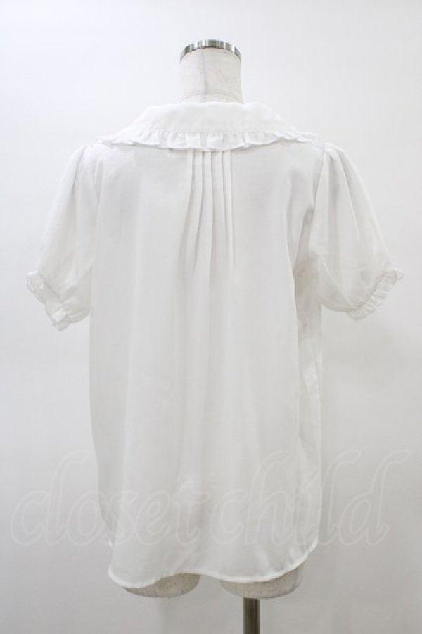 画像2: Amavel / フリルカラーブラウス Free オフ H-26-03-02-1062-CA-BL-NS-ZH (2)