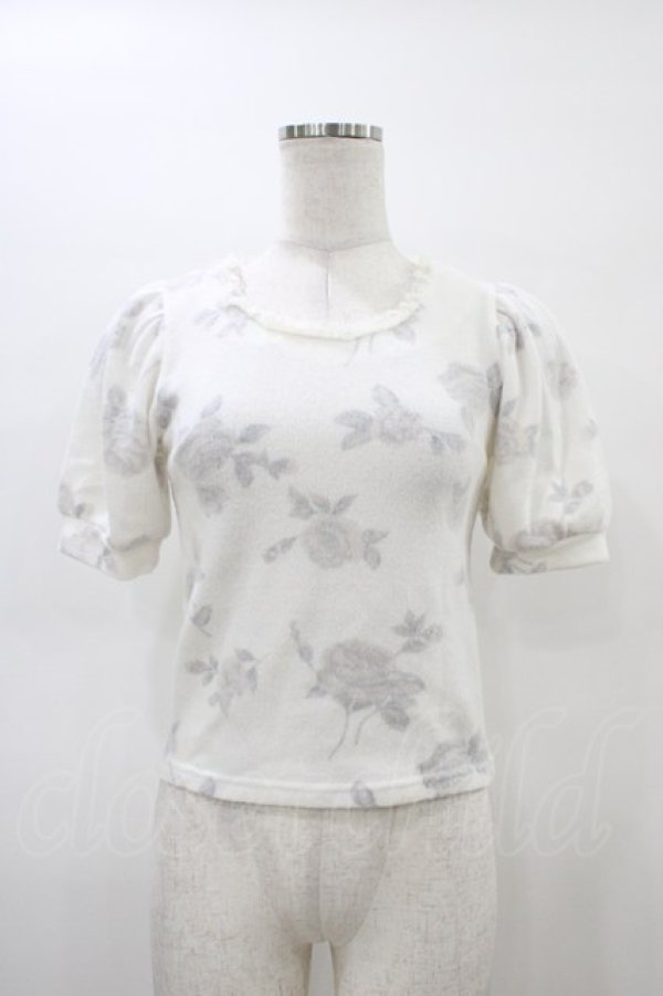 画像1: evelyn / 花柄トップス Free オフ H-26-03-02-1063-LO-TO-NS-ZH (1)