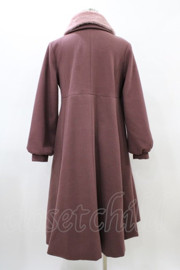 画像2: m petit by misako / AM*リボンコート M ピンク H-26-03-02-1064-LO-CO-NS-ZH (2)