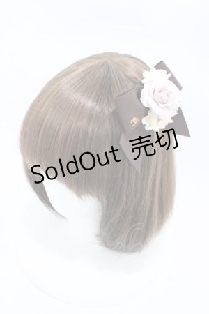 画像: Innocent World / ミニチュアローズリボンクリップ  ボルドー×ピンク/Bordeaux×Pink H-26-03-02-1002-IW-ZA-NS-ZH