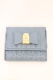 画像1: m petit by misako / NINA'Sコラボ財布  ブルー H-26-03-02-1016-LO-ZA-NS-ZH (1)