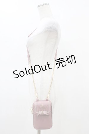 画像: m petit by misako / NINA′Sスマホショルダーバッグ  ピンク H-26-03-02-1020-LO-BG-NS-ZH