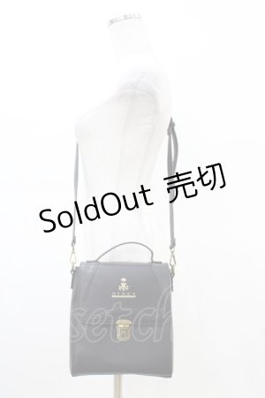 画像: m petit by misako / AM*フラップショルダー  ブラック H-26-03-02-1024-LO-BG-NS-ZH