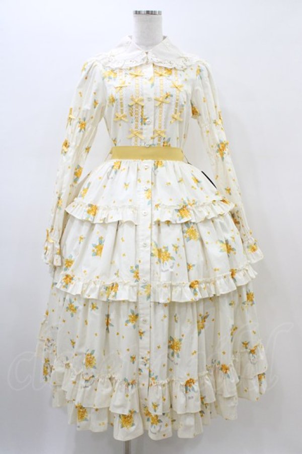 画像1: Innocent World / 金木犀ドレス M 生成×生成/Beige×Beige H-26-03-02-1029-IW-OP-NS-ZH (1)