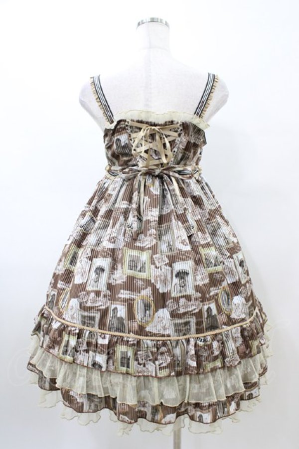 画像2: BABY,THE STARS SHINE BRIGHT / Roman Sweet Secret柄 Anneジャンパースカート Free ブラウン H-26-03-02-1031-BA-OP-NS-ZH (2)