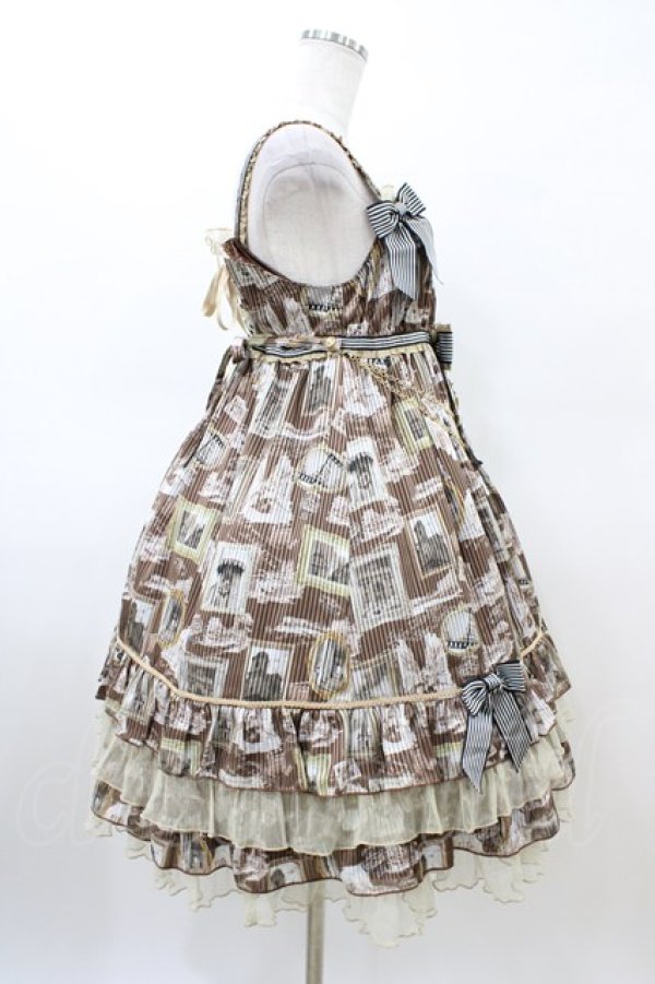 画像3: BABY,THE STARS SHINE BRIGHT / Roman Sweet Secret柄 Anneジャンパースカート Free ブラウン H-26-03-02-1031-BA-OP-NS-ZH (3)