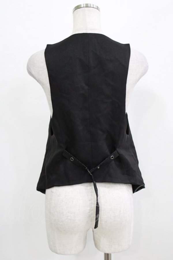 画像3: Qutie Frash / レイヤード風ベスト  黒 H-26-03-02-051-QU-TO-KB-ZH (3)