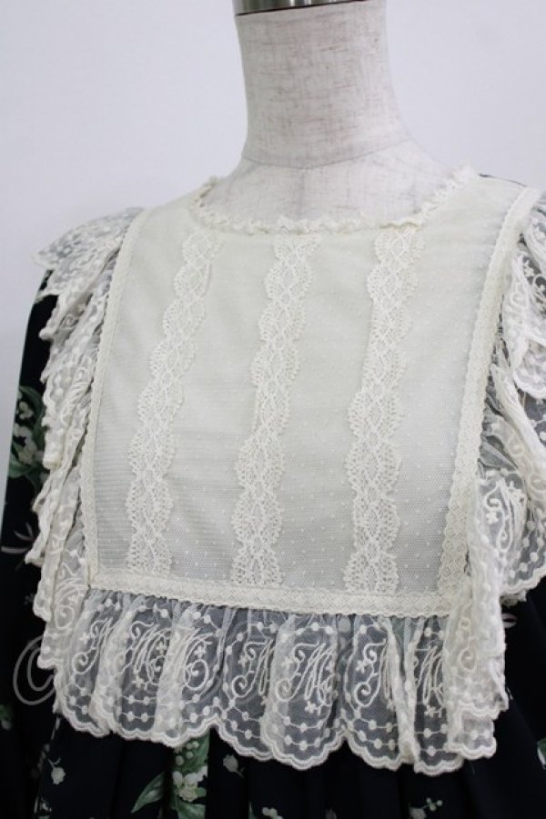 画像5: Melody BasKet / 谷間の姫百合ヨークワンピース  ブラック H-26-03-02-005-LO-OP-KB-ZH (5)