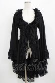 画像1: Qutie Frash / 着物レースカーディガン  黒 H-26-03-02-055-QU-TO-KB-ZH (1)