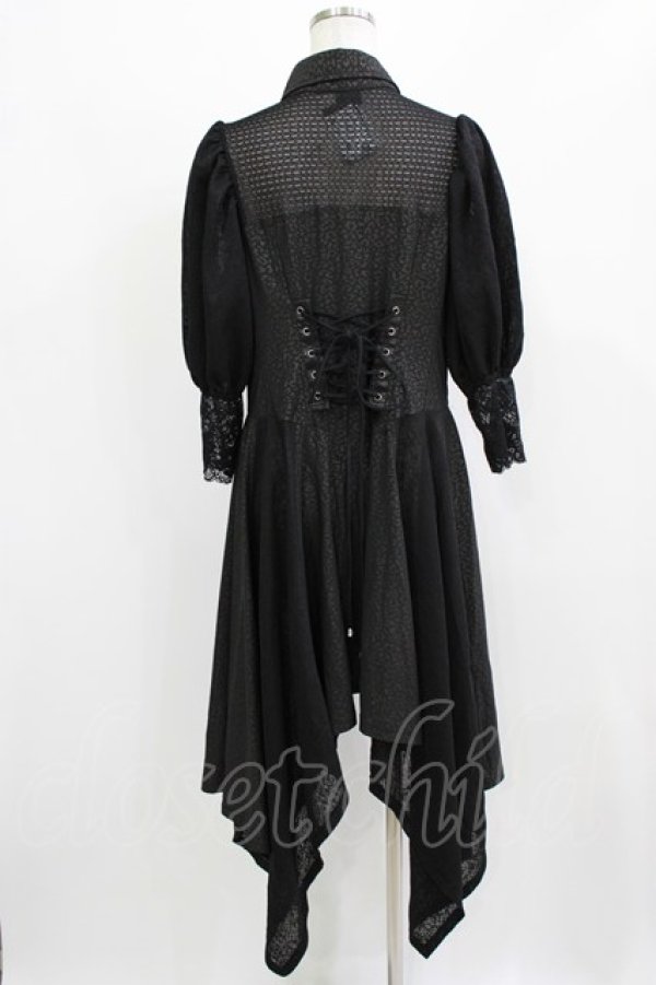 画像3: Qutie Frash / パフスリーブブラウス L 黒 H-26-03-02-056-QU-BL-KB-ZH (3)