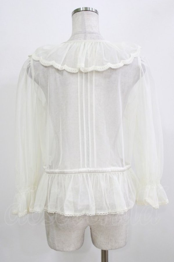 画像3: Melody BasKet / 朝霧を纏うブラウス  アイボリー H-26-03-02-057-LO-BL-KB-ZH (3)