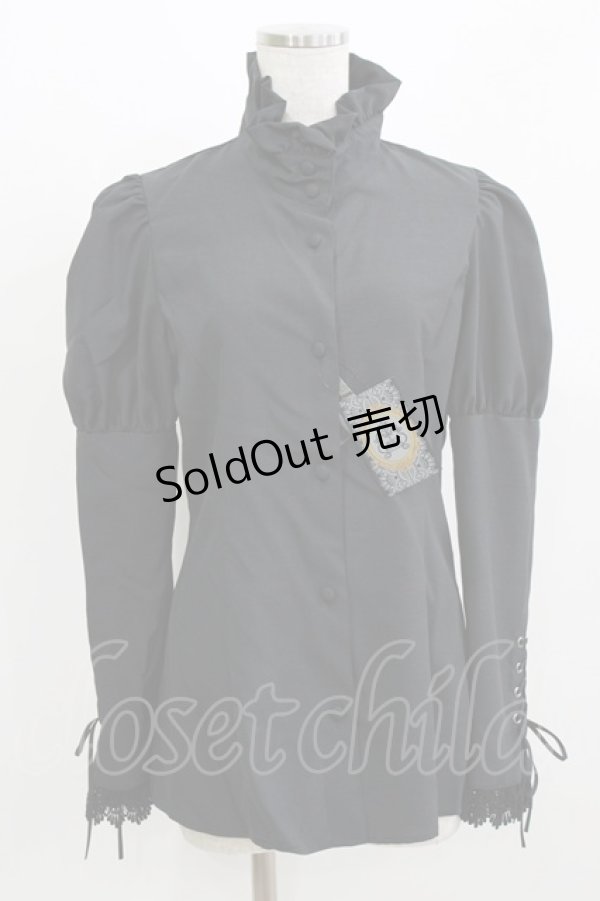 画像1: MIHO MATSUDA / ブラウス・グリウ M ブラック H-26-03-02-059-GO-BL-KB-ZH (1)