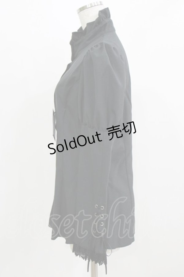 画像2: MIHO MATSUDA / ブラウス・グリウ M ブラック H-26-03-02-059-GO-BL-KB-ZH (2)