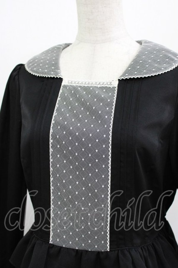 画像4: Melody BasKet / Lilibet dress M ブラック H-26-03-02-006-LO-OP-KB-ZH (4)