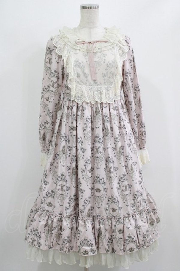 画像1: Melody BasKet / Rose Princessヨーク切替ワンピース  ピンク H-26-03-02-007-LO-OP-KB-ZH (1)