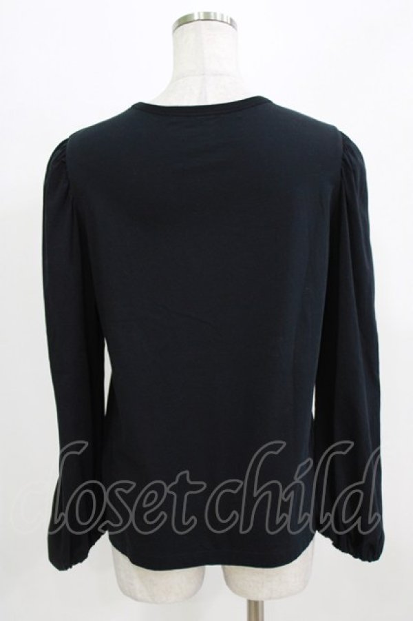 画像3: Jane Marple Dans Le Salon / Puffy sleeve pullover  ブラック H-26-03-02-070-JM-TO-KB-ZH (3)