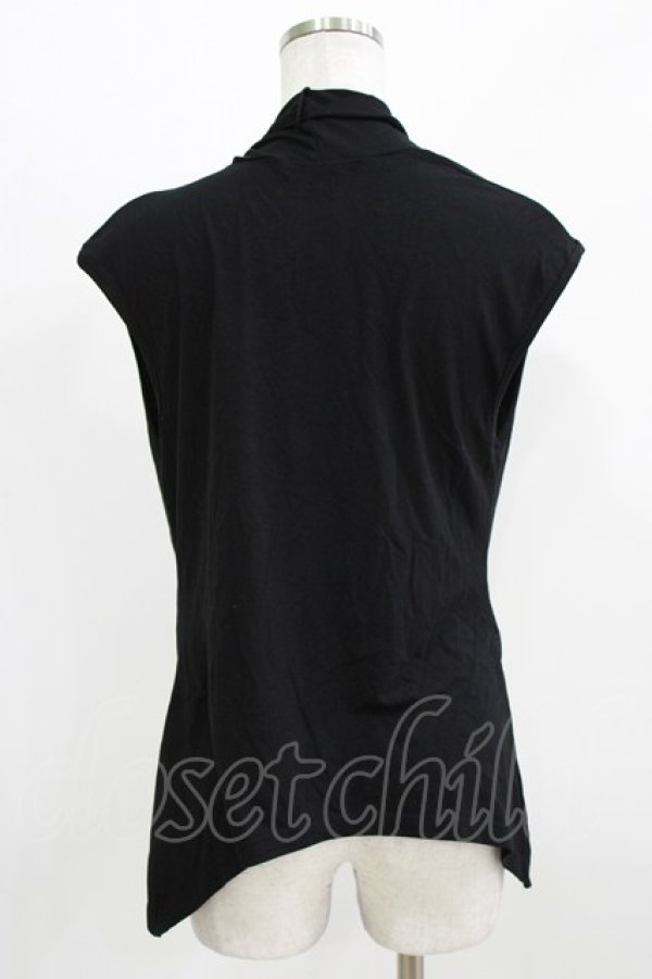 画像3: Qutie Frash / ノースリーブカットソー  黒 H-26-03-02-076-QU-TO-KB-ZH (3)