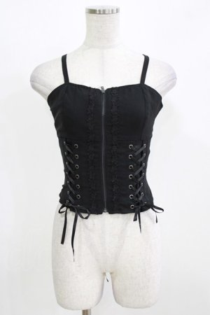 画像: MIHO MATSUDA / ビスチェ・フィディウス  ブラック H-26-03-02-077-GO-TO-KB-ZH