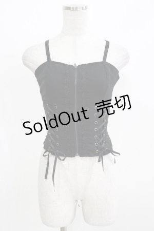 画像: MIHO MATSUDA / ビスチェ・フィディウス  ブラック H-26-03-02-077-GO-TO-KB-ZH