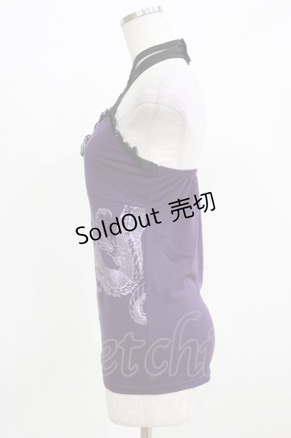 画像2: Qutie Frash / クロスキャミ  紫 H-26-03-02-078-QU-TO-KB-ZH (2)