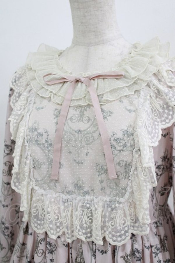 画像4: Melody BasKet / Rose Princessヨーク切替ワンピース  ピンク H-26-03-02-007-LO-OP-KB-ZH (4)