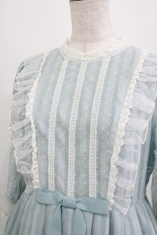 画像4: Melody BasKet / Secret Essenceドレス  サックス H-26-03-02-008-LO-OP-KB-ZH (4)