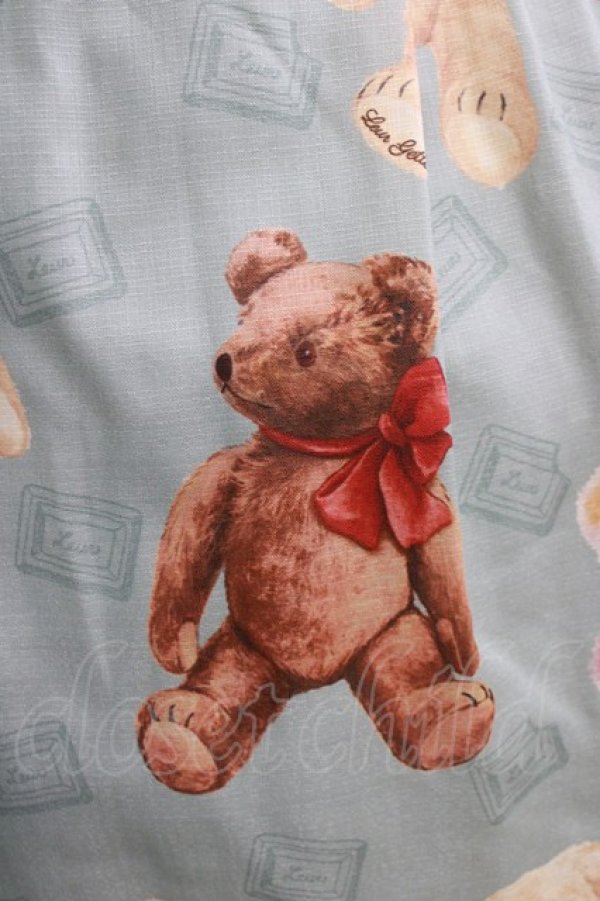 画像4: Leur Getter / Teddy Friends袖付きワンピース トールサイズ(L) ミント H-26-03-02-001-LU-OP-KB-ZH (4)