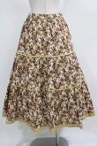 画像3: Jane Marple Dans Le Salon / Roman Rose peasant skirt  ocher×light beige H-26-03-02-010-JM-SK-KB-ZH (3)
