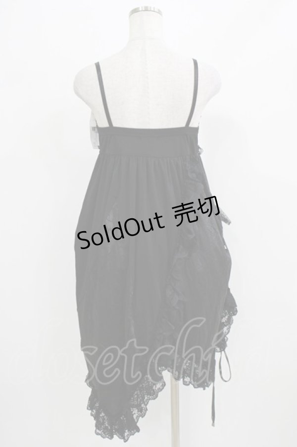 画像3: Qutie Frash / ジャガードベビードール  黒 H-26-03-02-017-QU-OP-KB-ZH (3)