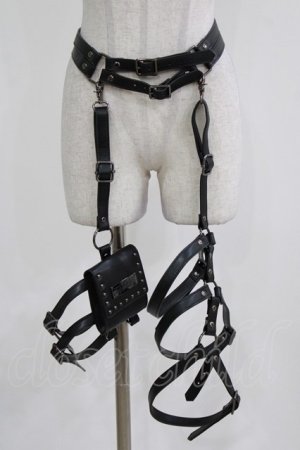 画像: KILL STAR / Carrion Harness  ブラック H-26-03-03-027-SL-ZA-KB-ZH