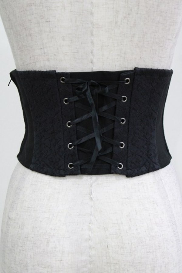 画像3: Moi-meme-Moitie / JQショートコルセット 2 ブラック H-26-03-03-028-MO-ZA-KB-ZH (3)