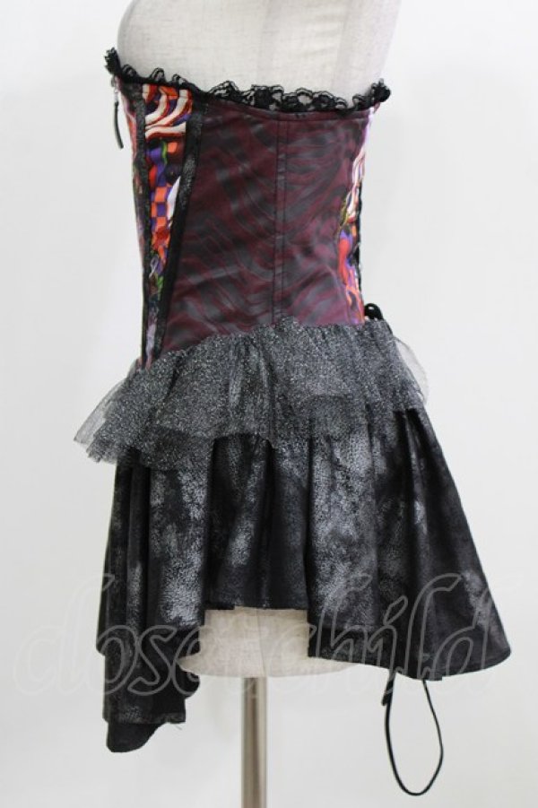 画像2: Qutie Frash / オーバーコルセット  黒 H-26-03-03-029-QU-ZA-KB-ZH (2)