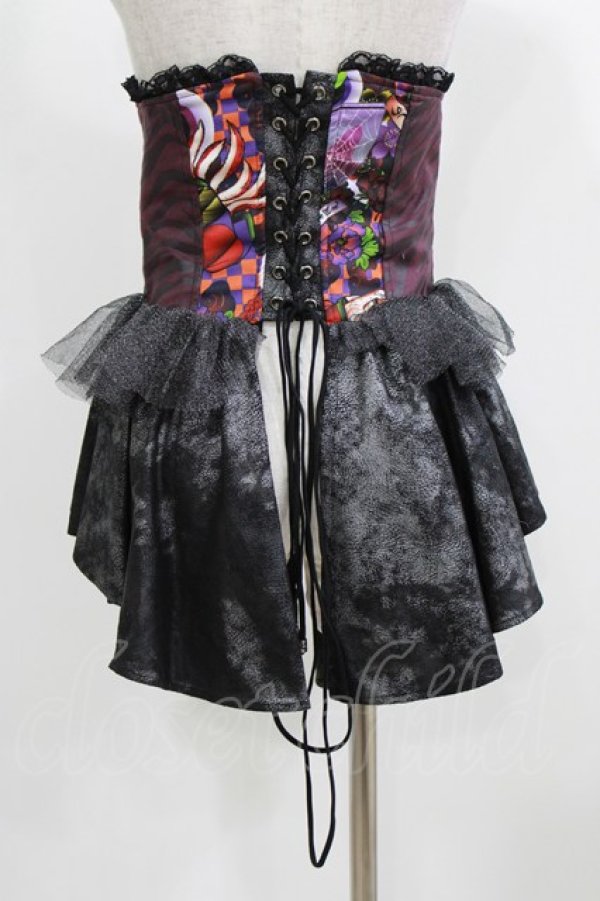 画像3: Qutie Frash / オーバーコルセット  黒 H-26-03-03-029-QU-ZA-KB-ZH (3)