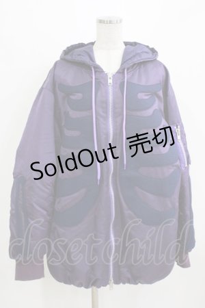 画像: MILKBOY /ULL BOMBER JK  パープル H-26-03-03-032-MB-JA-AK-ZH