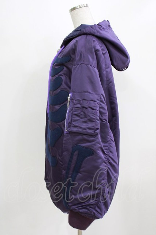 画像2: MILKBOY /ULL BOMBER JK  パープル H-26-03-03-032-MB-JA-AK-ZH (2)