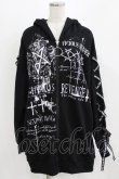 画像1: SEX POT ReVeNGe / プリントZIPパーカー F 黒 H-26-03-03-038-SP-TO-AK-ZH (1)