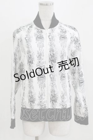 画像: ALGONQUINS / リバーシブルブルゾン  ホワイト H-26-03-03-039-AL-JA-KB-ZH