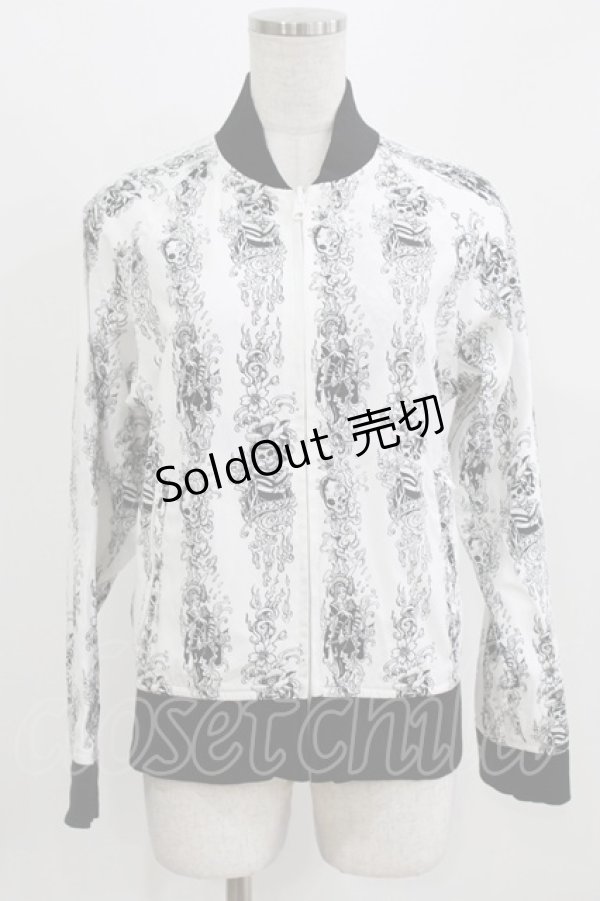 画像1: ALGONQUINS / リバーシブルブルゾン  ホワイト H-26-03-03-039-AL-JA-KB-ZH (1)