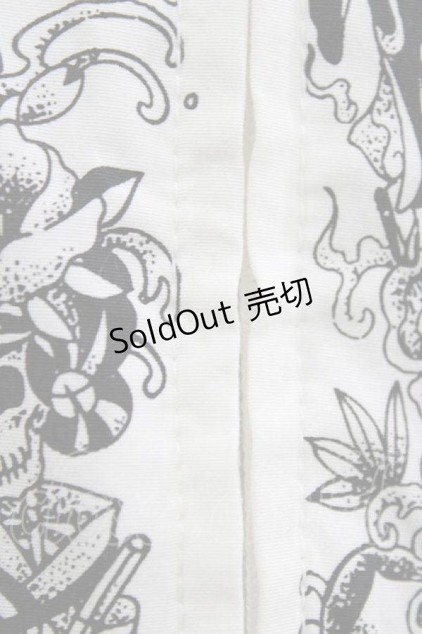 画像4: ALGONQUINS / リバーシブルブルゾン  ホワイト H-26-03-03-039-AL-JA-KB-ZH (4)