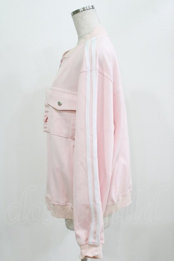 画像2: Candy Stripper / FRILL JERSEY BLOUSON  ピンク H-26-03-03-040-PU-JA-KB-ZH (2)