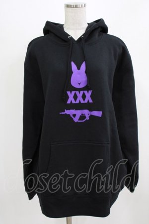 画像: MILKBOY / BUNNY CAR HOODIE L ブラック H-26-03-03-041-MB-TO-AK-ZH