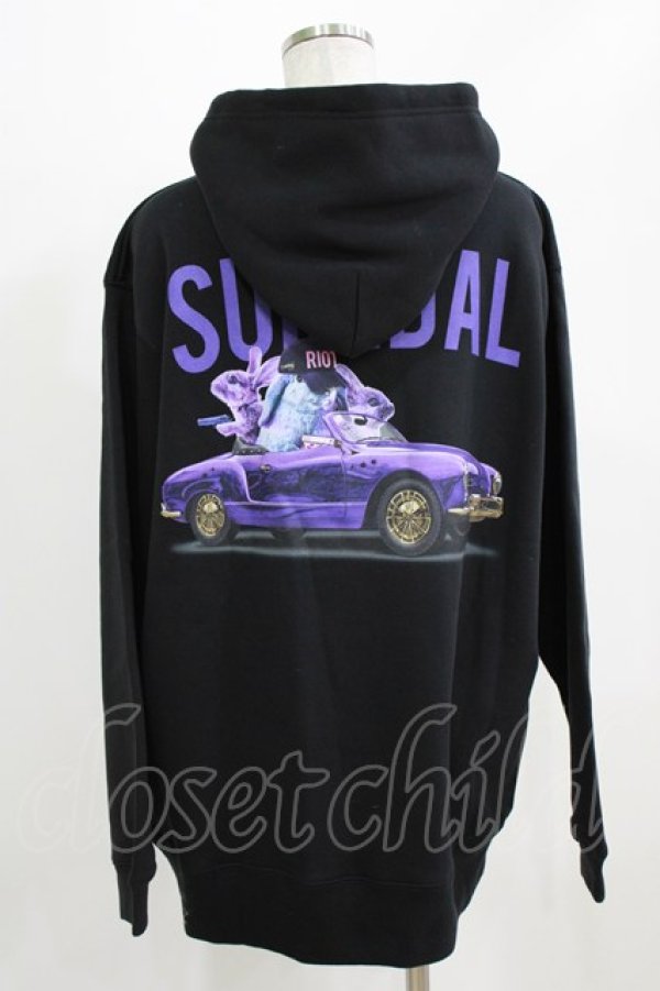 画像3: MILKBOY / BUNNY CAR HOODIE L ブラック H-26-03-03-041-MB-TO-AK-ZH (3)