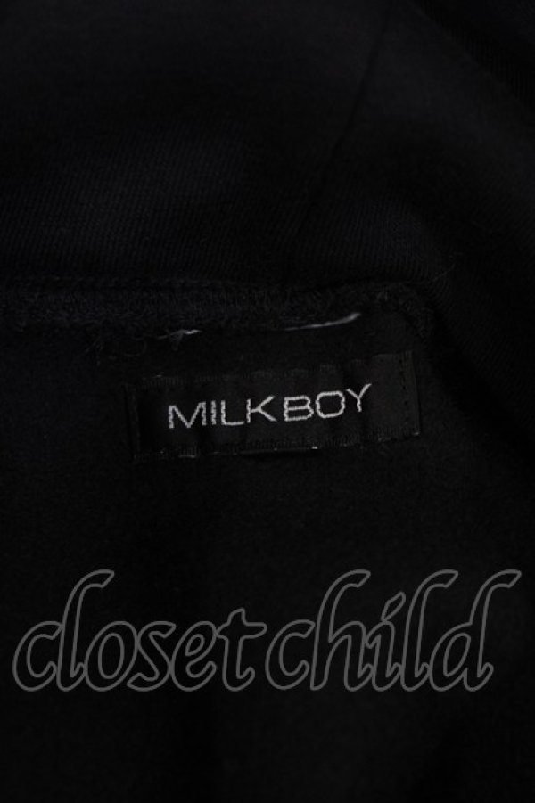 画像4: MILKBOY / BUNNY CAR HOODIE L ブラック H-26-03-03-041-MB-TO-AK-ZH (4)