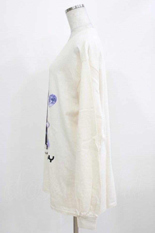 画像2: MILKBOY / PLANET CAT L.S TEE L アイボリー H-26-03-03-042-MB-TO-AK-ZH (2)