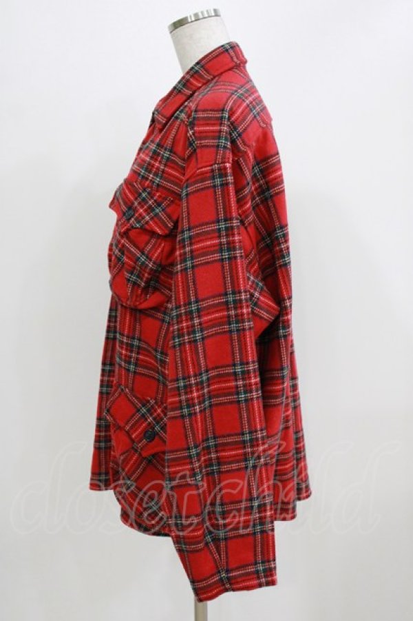 画像2: MILKBOY / WOOL COVERALL  レッド H-26-03-03-048-MB-JA-AK-ZH (2)