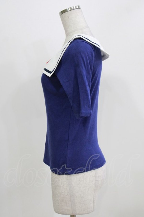 画像2: MILK / セーラーリボントップス  青 H-26-03-03-049-ML-TO-KB-ZH (2)